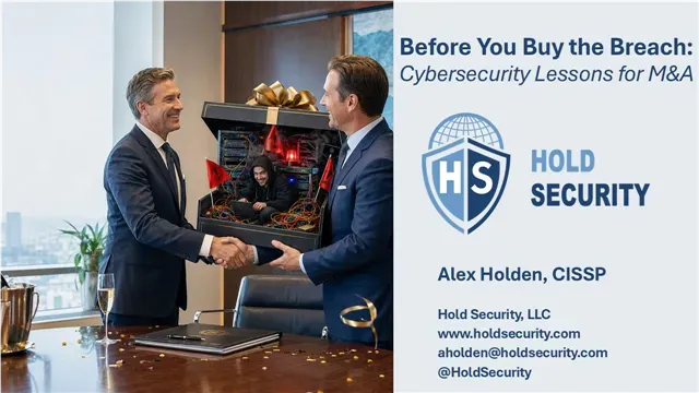 Before You Buy the Breach: Cybersecurity Lessons for M&A
