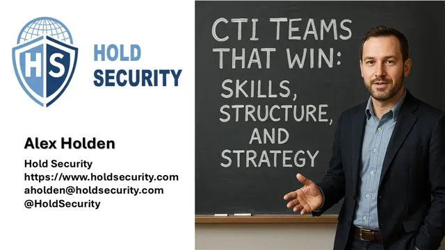 CTI Teams That Win: Skills, Structure, and Strategy