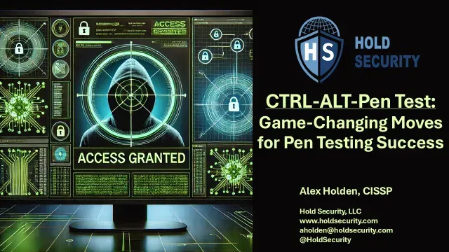 CTRL-ALT-Pen Test: Game-Changing Moves for Pen Testing Success