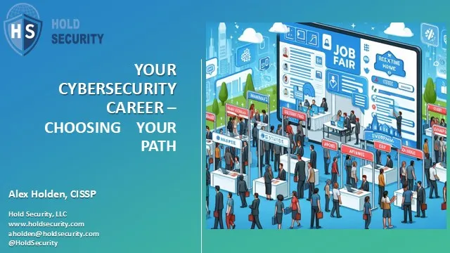 Your Cybersecurity Career – Choosing Your Path